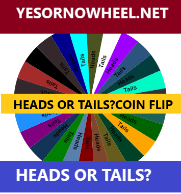 Heads or Tails Coin Toss Wheel: Simplify Decision Making and Games with a Touch of Luck!