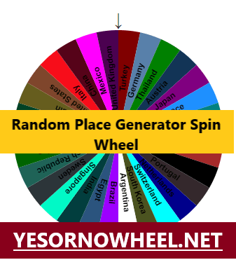 Random Place Generator Spin Wheel