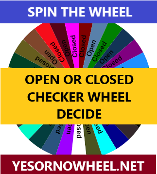 Open or Closed Wheel Decide: A Powerful Tool for Random Decision Making
