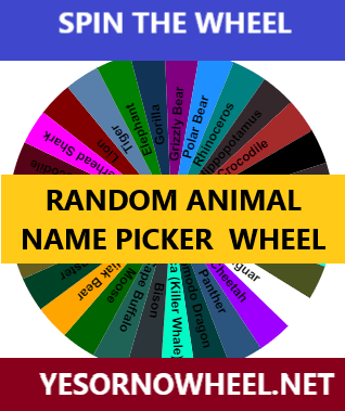 Random Animal Names Wheel: A Fun and Engaging Tool for Endless Animal Inspiration
