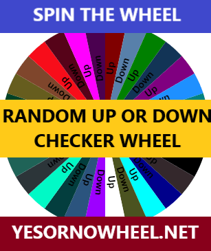 Random Up or Down Checker Wheel: A Fun and Versatile Tool for Decision Making